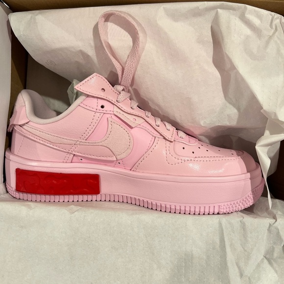 Pink Nike Fontanka Air Force 1 Sneakers size 5 - Picture 5 of 9